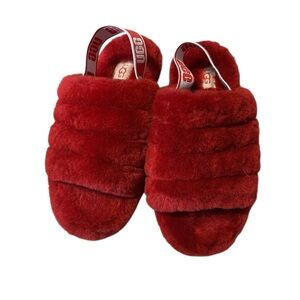 UGG Vibrant Red Cozy Slippers
